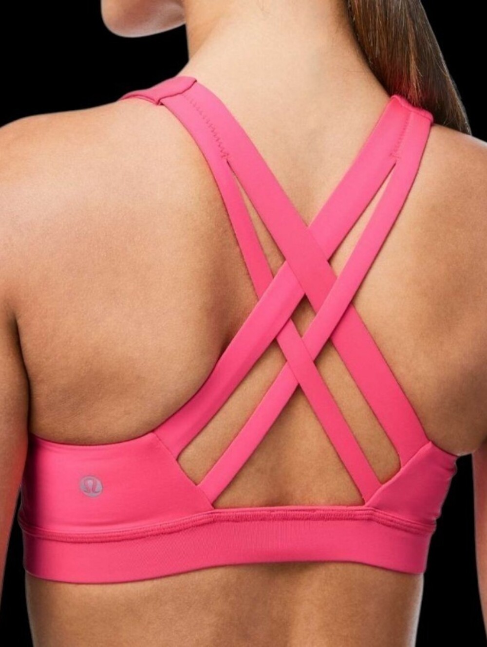 Lululemon Stash N’ Run Sports Bra Neon Pink Ladies Size 6